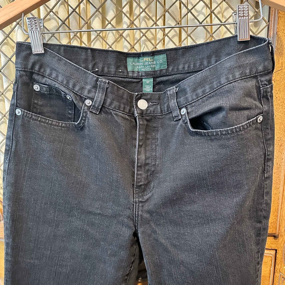 Lauren Ralph Lauren Black Straight Leg Jeans